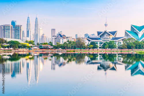 Canvas Print Kuala Lumpur skyline