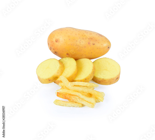 potato isolated on white background
