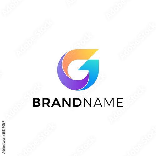 Letter G Logo Vector in isolated White Background