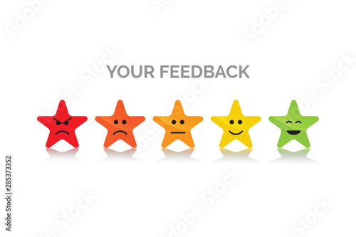 your feedback five stars emoji