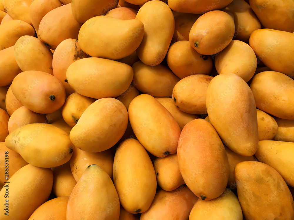 A lot of mango on sale at farms market A lot of mango on sale at farms market