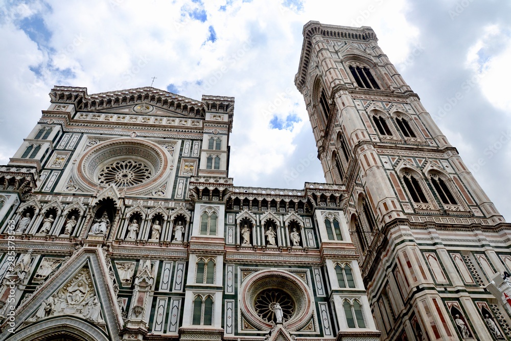 Marble Edifice of Duomo in Florence Italy