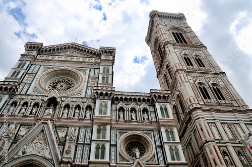 Marble Edifice of Duomo in Florence Italy