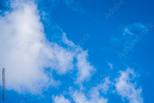 Blue Sky and clouds background  nature background