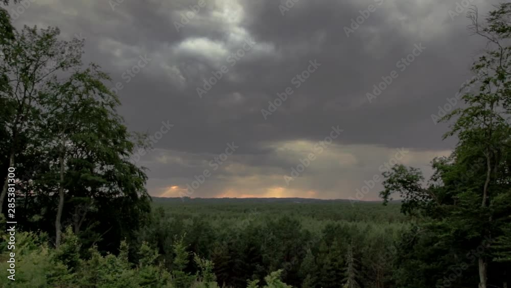 Sky timelapse - rain clods approaching Sky timelapse - rain clods approaching