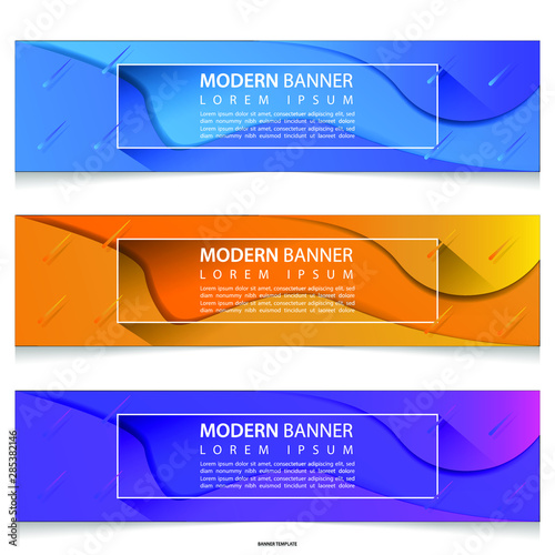 Vector abstract liquid colourful design banners web template.