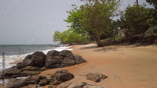 Plage de Kribi au Cameroun / Kribi Beach in Cameroon photo