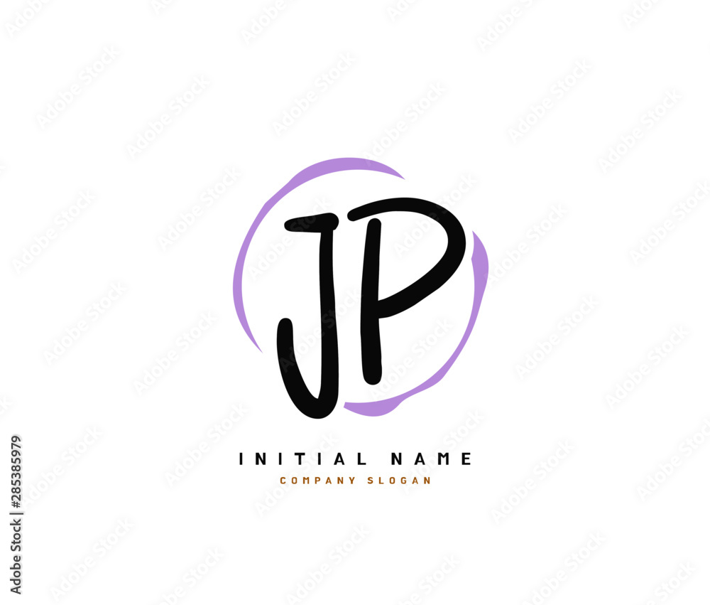 J P JP Beauty vector initial logo, handwriting logo of initial signature, wedding, fashion, jewerly, boutique, floral and botanical with creative template for any company or business. J P JP Beauty vector initial logo, handwriting logo of initial signature, wedding, fashion, jewerly, boutique, floral and botanical with creative template for any company or business.