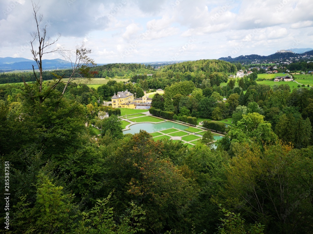 Obraz premium Schloss Hellbrunn Salzburg