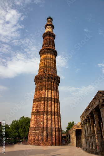 India's tallestbrick  minaret qutub minar