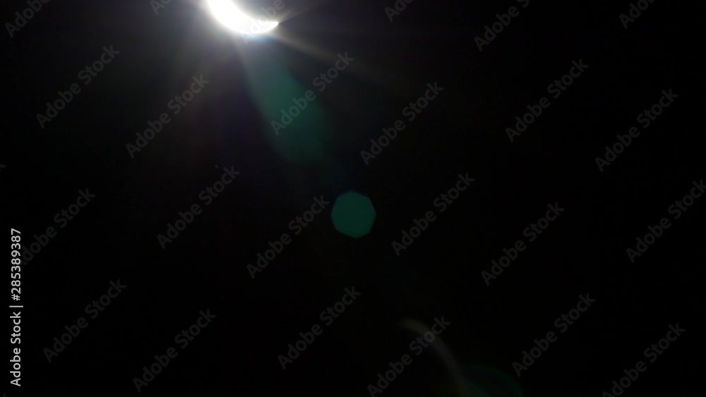 Solar Eclipse Timelapse. Waxing Crescent on black sky background Solar Eclipse Timelapse. Waxing Crescent on black sky background