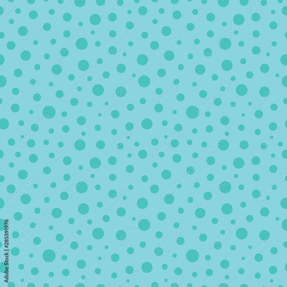 Vector small blue polka dots seamless pattern