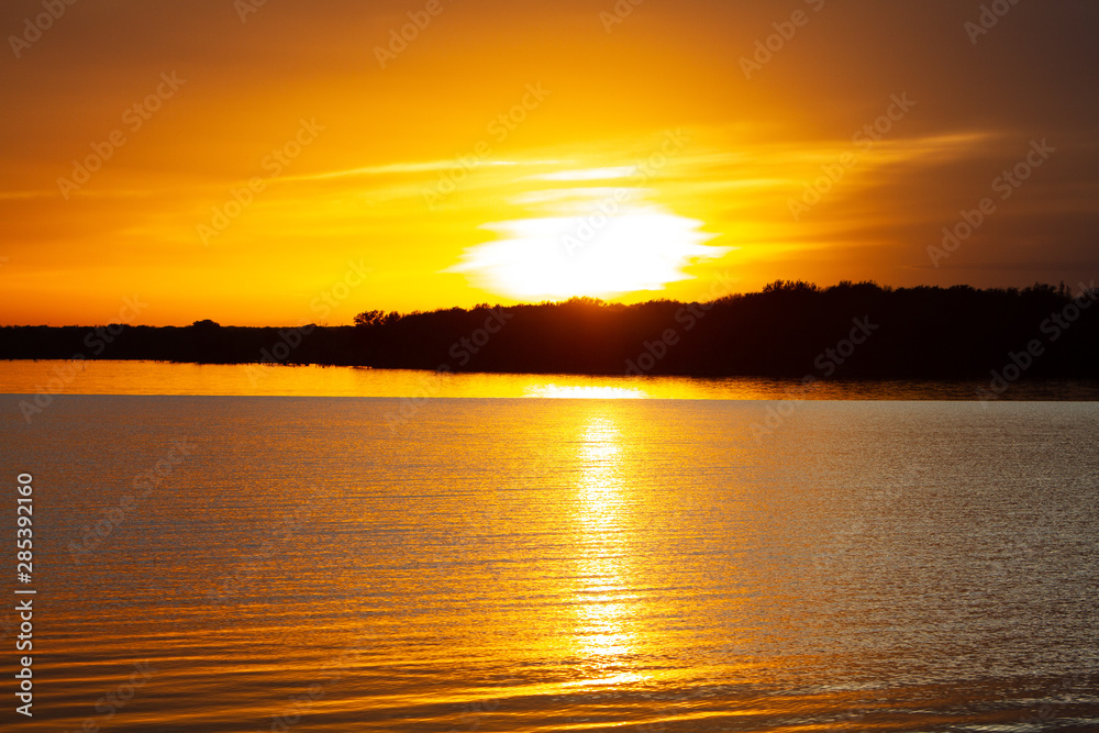 Sunset on Lake Waco