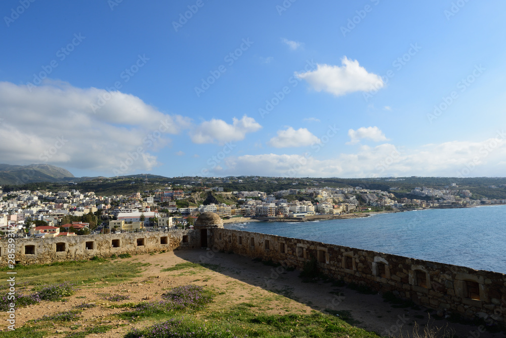 Fortezza von Rethymno auf kreta in griechenland