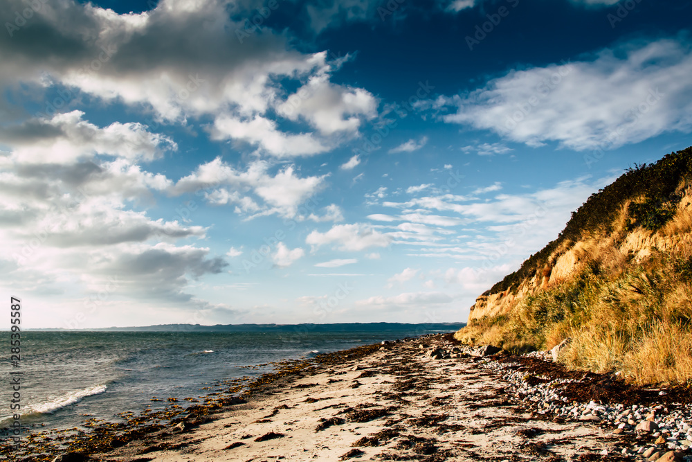 Beach with Cliffs near Ebeltoft - Denmark - Jutland