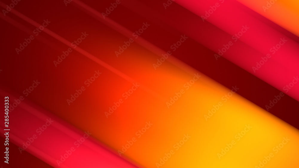 3d rendering of abstract background with red orange yellow twisted gradient  of colors. beautiful mixing colors of paint curved lines on a plane Stock  Illustration | Adobe Stock