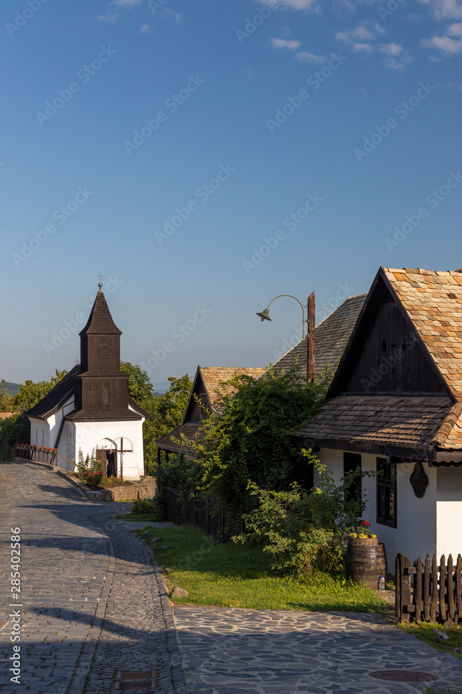 Historical village center of Holloko, region Northern Hungary Historical village center of Holloko, region Northern Hungary
