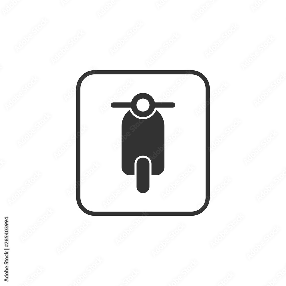 Motorbike, motorcycle icon. Vector illustration, flat design. Motorbike, motorcycle icon. Vector illustration, flat design.