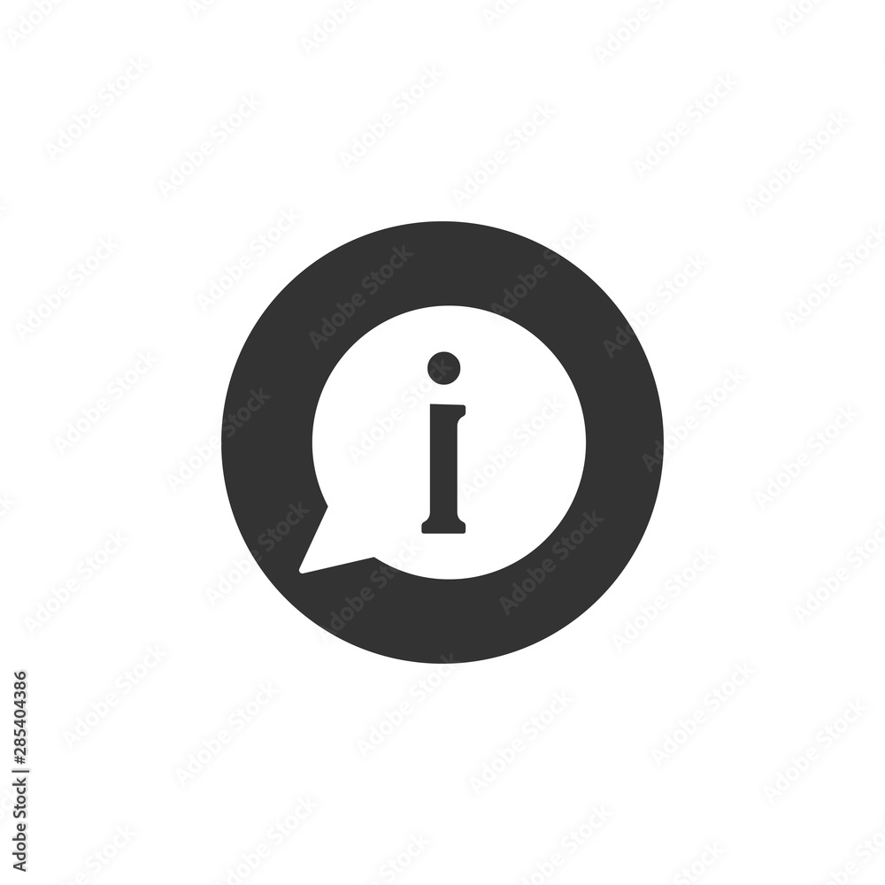 Information, info icon. Vector illustration, flat design. Information, info icon. Vector illustration, flat design.