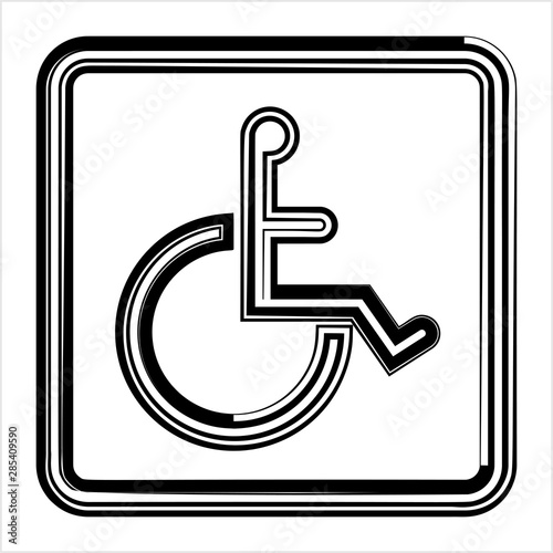 Access Icon Design (Disabled Handicap Symbol)