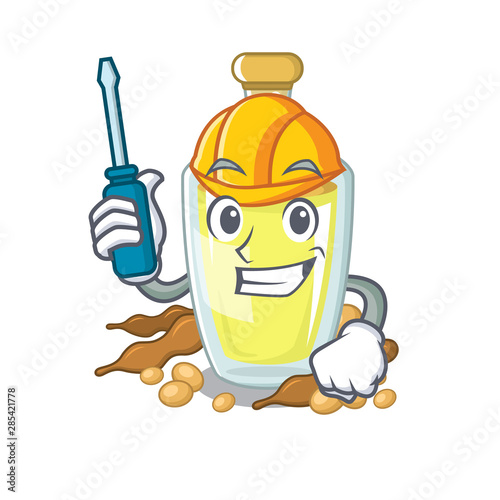 Automotive soybean oil with the character shape
