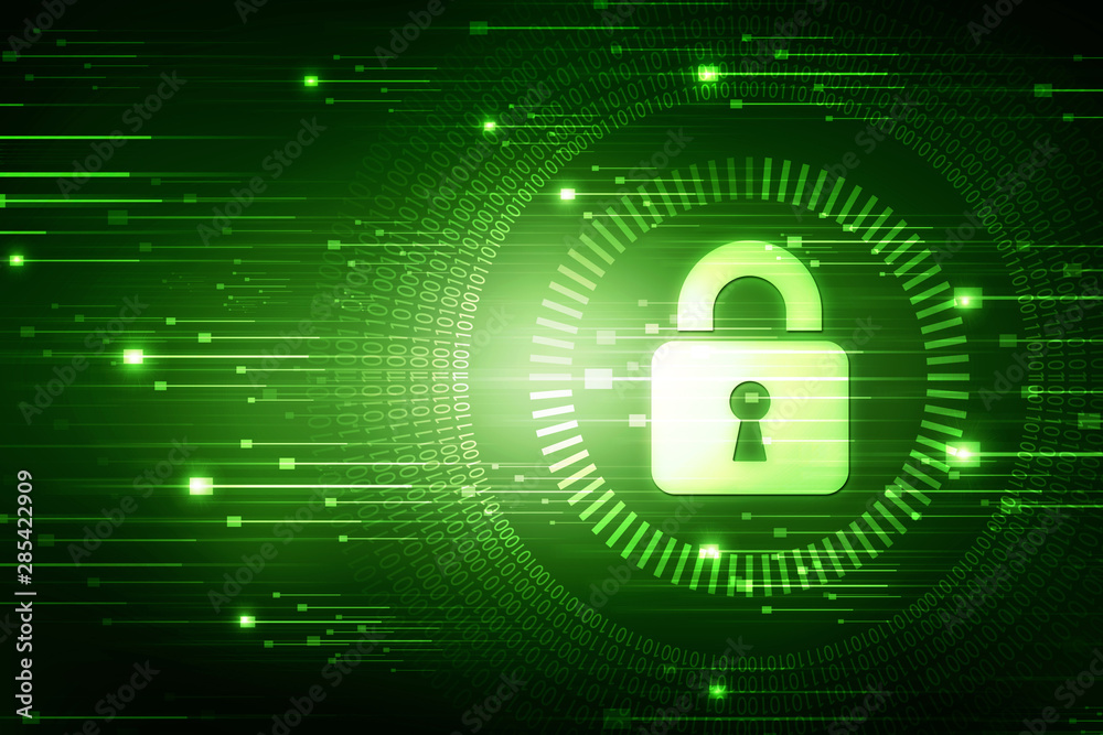 2d illustration Safety concept: Closed Padlock on digital background 2d illustration Safety concept: Closed Padlock on digital background