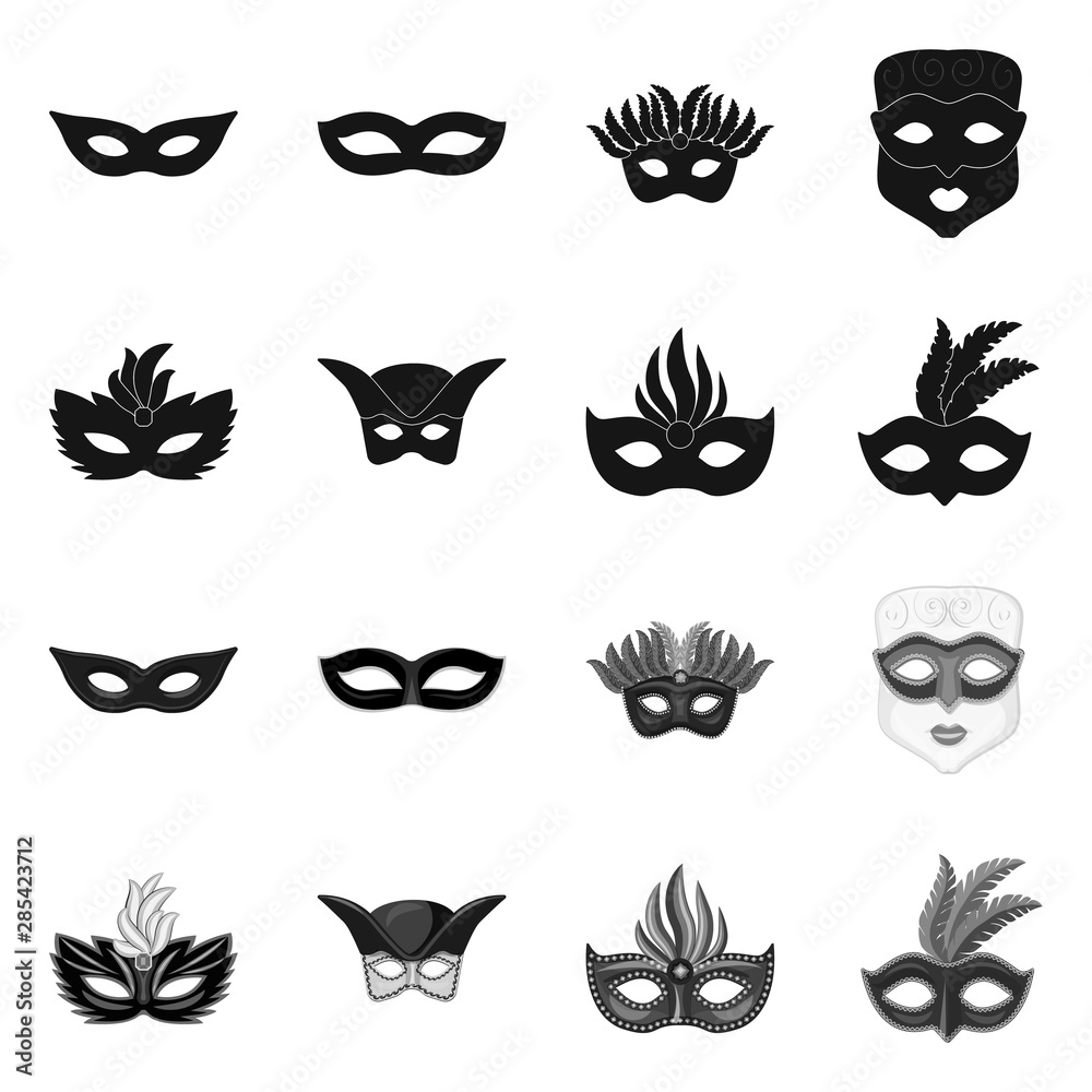 Isolated object of luxury and celebration symbol. Set of luxury and hide stock symbol for web. Isolated object of luxury and celebration symbol. Set of luxury and hide stock symbol for web.
