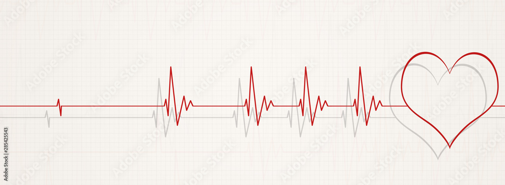 back to life ecg heart beats illustration back to life ecg heart beats illustration