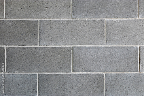 Wall of grey Bricks pattern