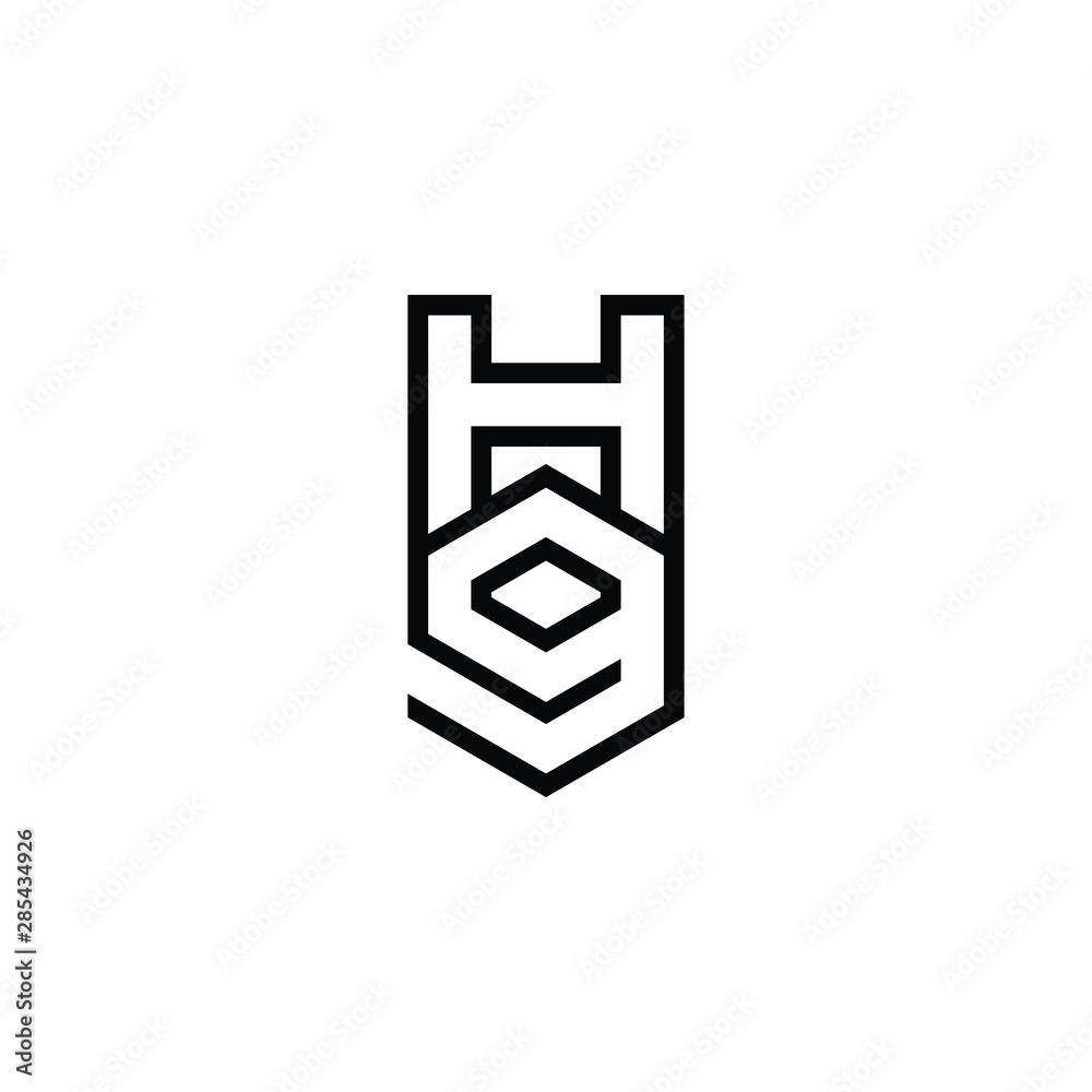 design logos H and 9 or H and G in polygon shapes can be used for symbols design logos H and 9 or H and G in polygon shapes can be used for symbols