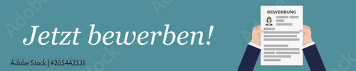 Jetzt Bewerben - Banner Anzeige