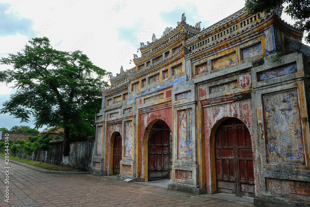 Naklejka premium Imperial City in Hue, Vietnam