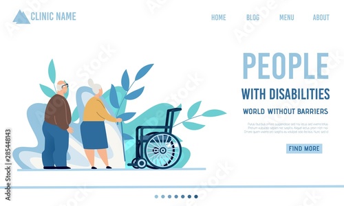 Flat Landing Page Offer Nursing or Home Sitting
