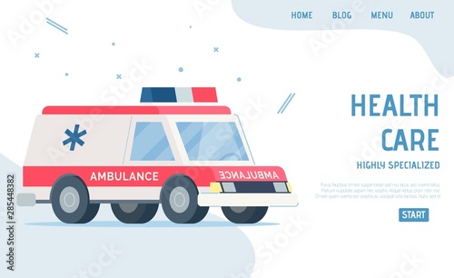 Landing Page Present Highly Specialized Healthcare