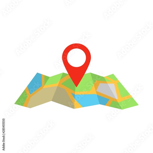 Arrow Pointer Mark Icon Vector Illustration