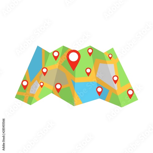 Arrow Pointer Mark Icon Vector Illustration