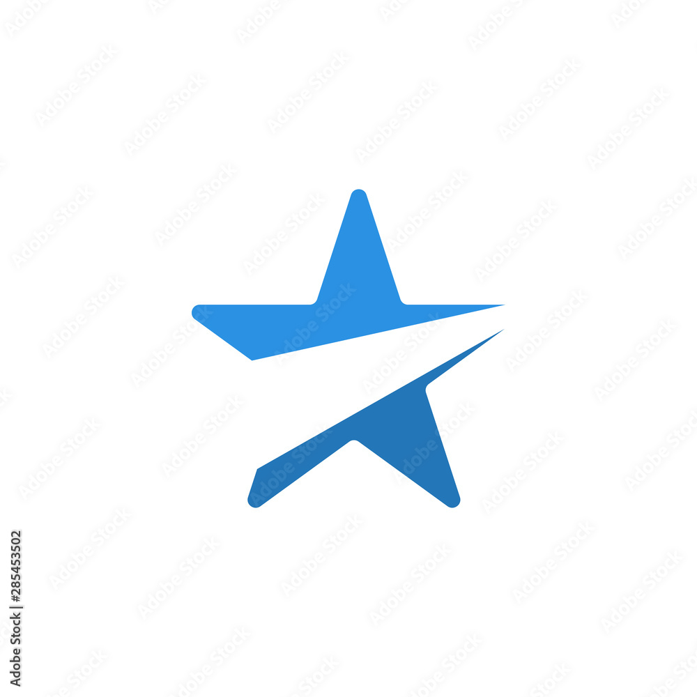 Star graphic design template vector isolated illustration