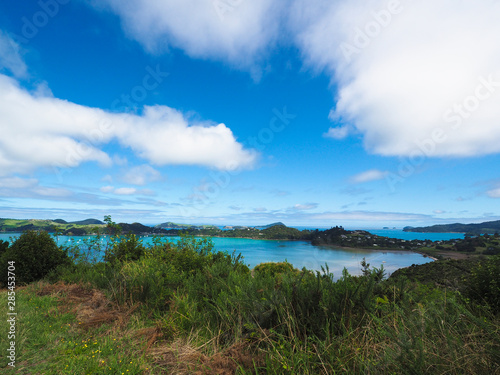 clouds over lake