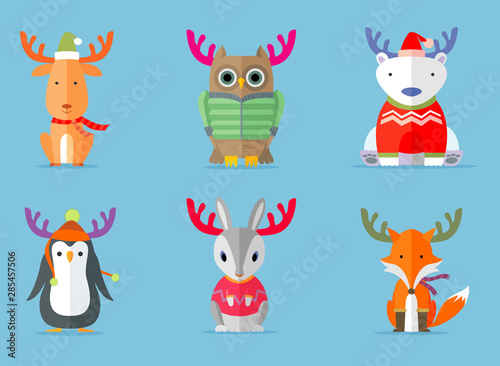 Reindeer Costumes Worn by Other Animals
