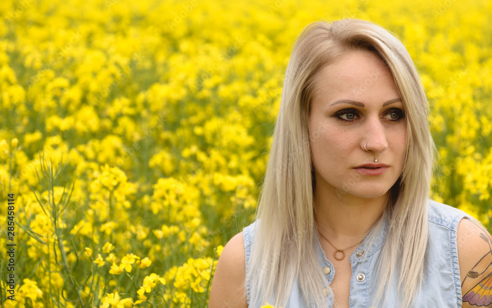 beautiful portrait of a young blond woman beautiful portrait of a young blond woman
