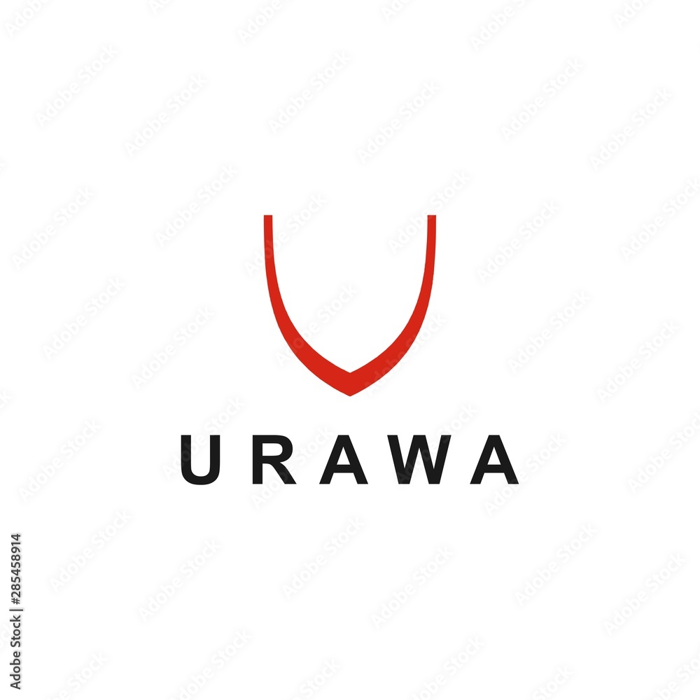 Obraz premium letter u logo design template vector