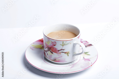 Traditional English cup of tea.