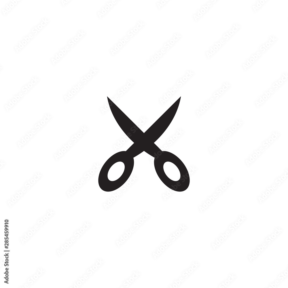 Scissor logo design vector template Scissor logo design vector template
