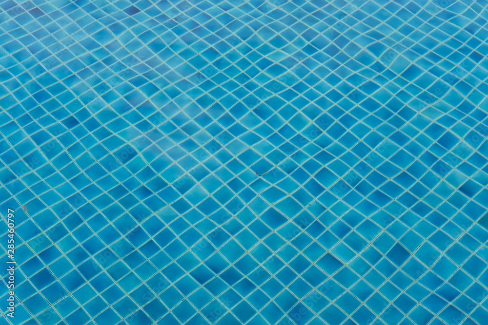 Fototapeta premium Blue swimming pool texture background