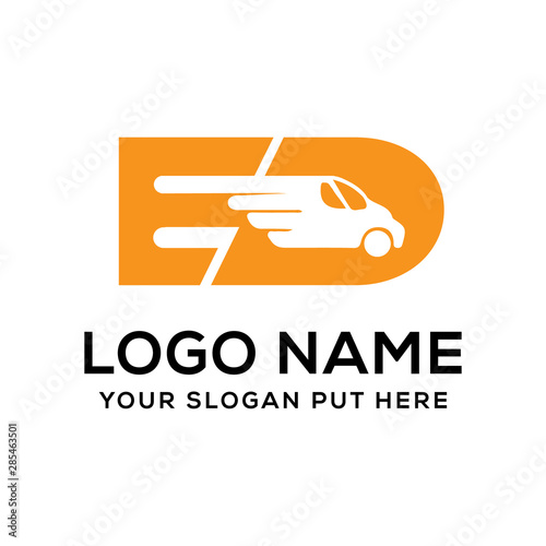 ED Letter logo vector design template