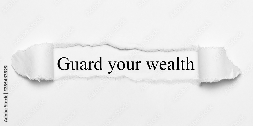 Obraz premium Guard your wealth
