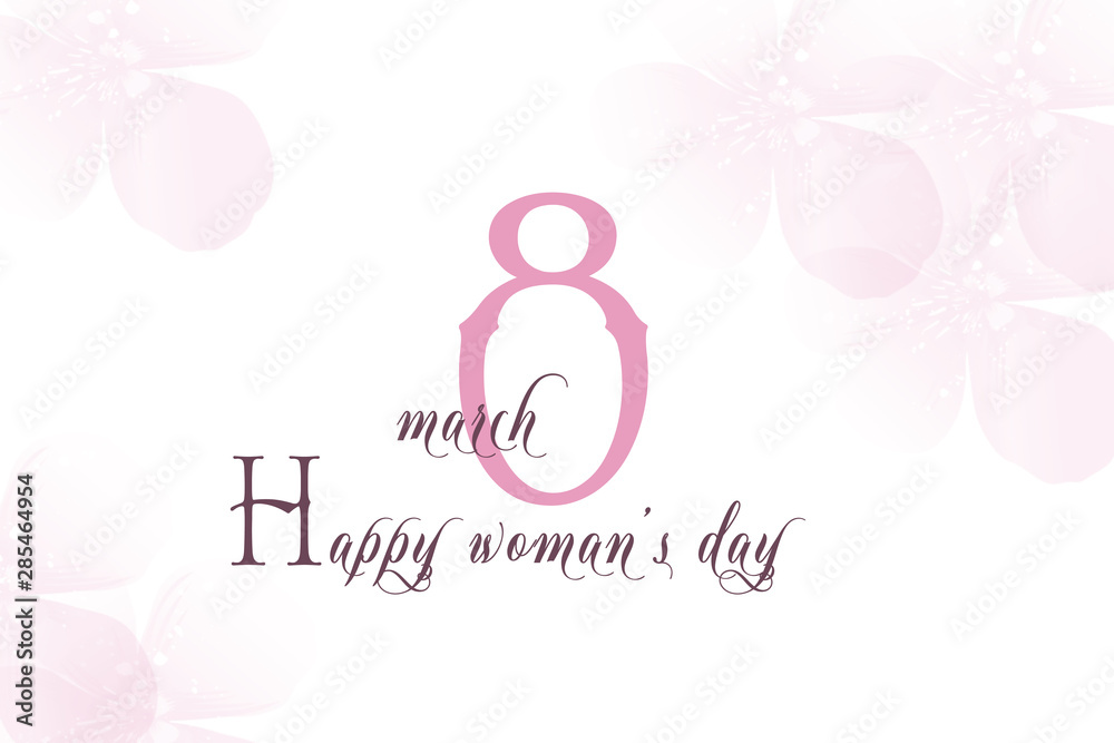 greeting card for the holiday on March 8 greeting card for the holiday on March 8