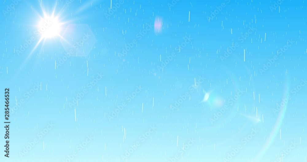 Blue sky with rain and clouds 4k Blue sky with rain and clouds 4k