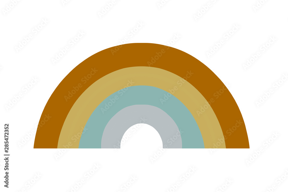 rainbow scandinavian style mustard with blue rainbow scandinavian style mustard with blue