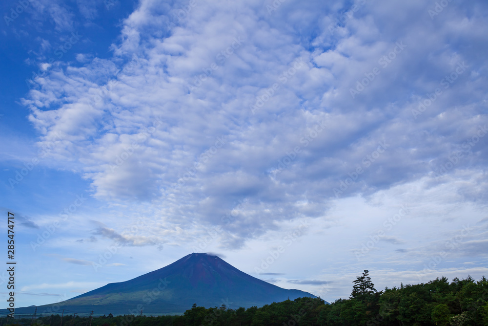 富士山と雲